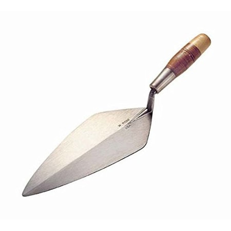 Kraft Tool 12 In. Limber Narrow London Brick Trowel With Leather Handle RO316-12L